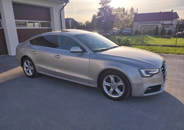 Audi A5 cena 59600 przebieg: 159000, rok produkcji 2016 z Jedwabne małe 121